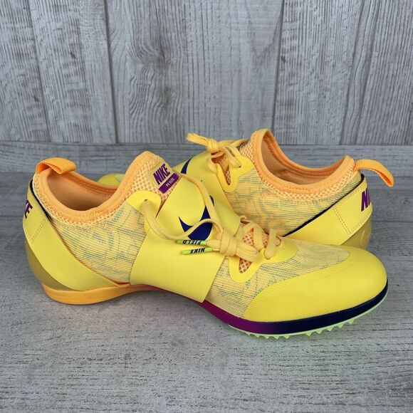 Nike Pole Vault PV Elite Men’s 9 Citron Pulse Volt Ice Track Spikes FZ9649-800 main image 5